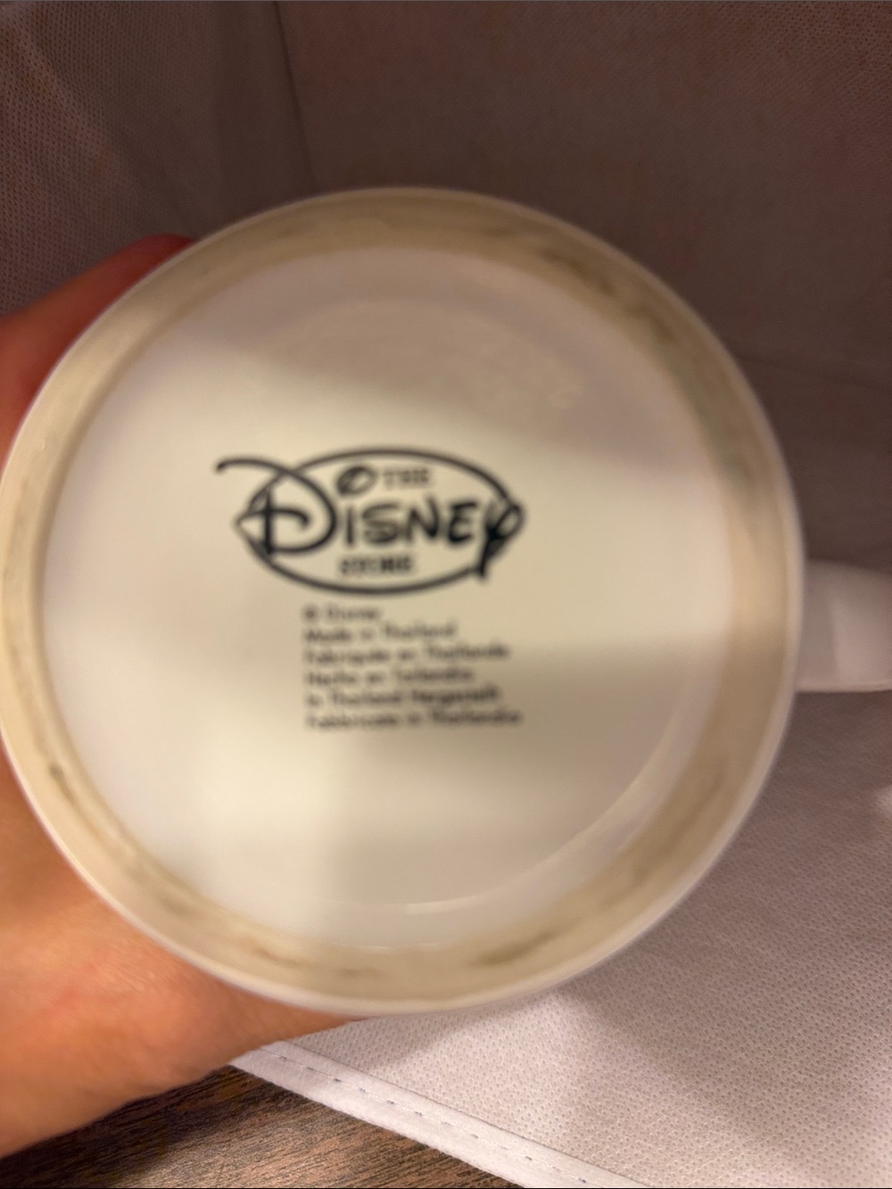Disney Minnie Mouse Ceramic Mug in White with Red and Yellow Accents - Picture 8 of 8